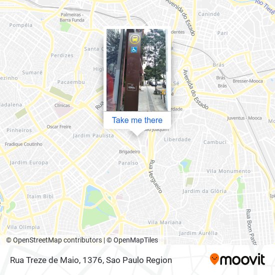 Rua Treze de Maio, 1376 map