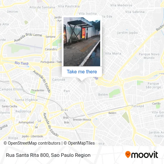 Rua Santa Rita 800 map
