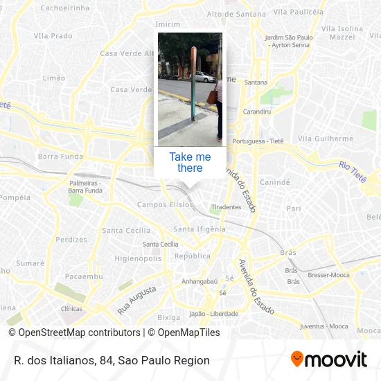R. dos Italianos, 84 map
