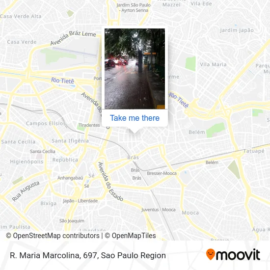 R. Maria Marcolina, 697 map