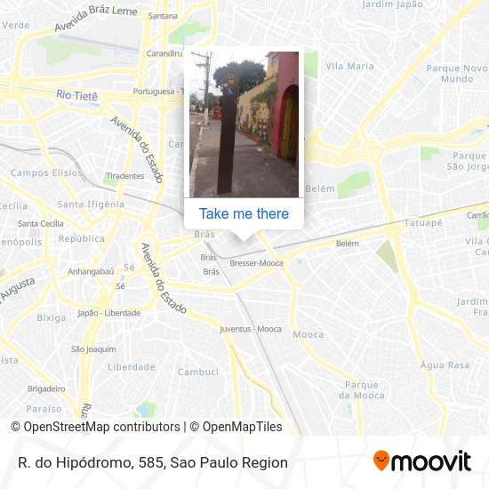 R. do Hipódromo, 585 map