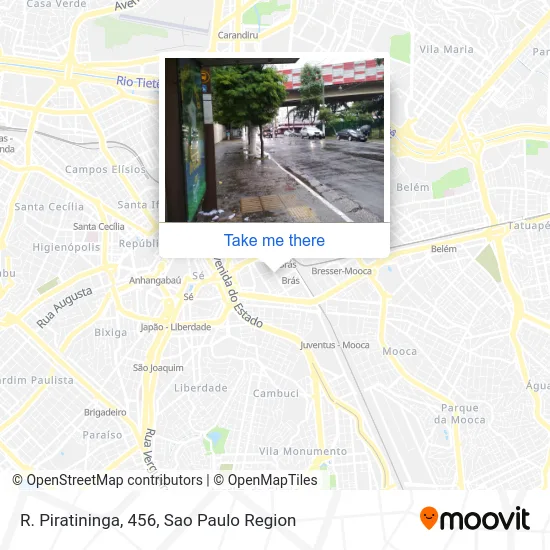 R. Piratininga, 456 map