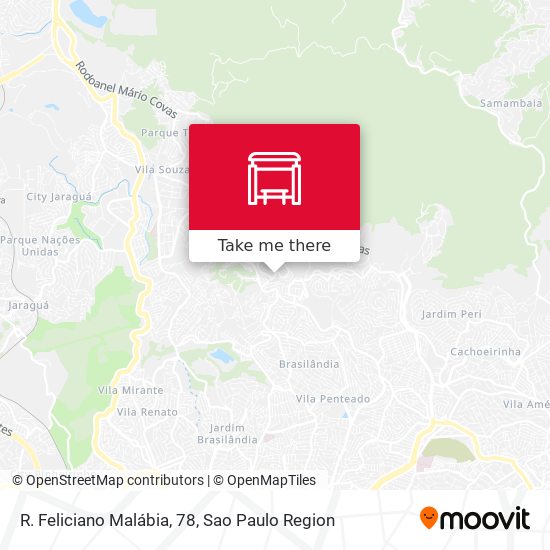 R. Feliciano Malábia, 78 map