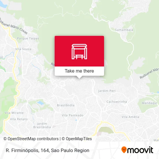 R. Firminópolis, 164 map