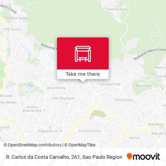 R. Carlos da Costa Carvalho, 261 map