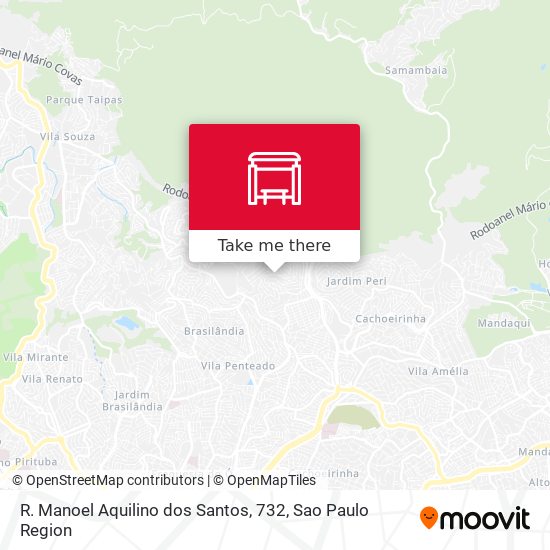 Mapa R. Manoel Aquilino dos Santos, 732