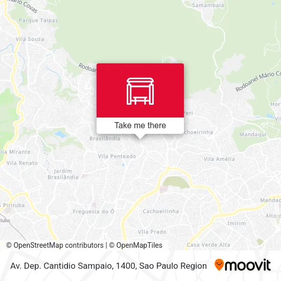 Av. Dep. Cantidio Sampaio, 1400 map