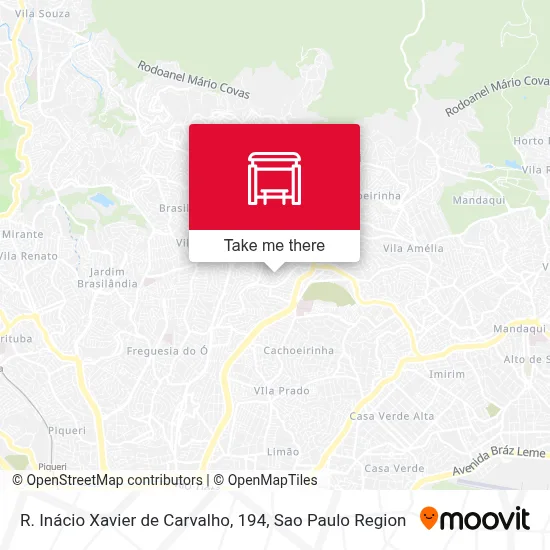 R. Inácio Xavier de Carvalho, 194 map