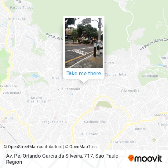 Mapa Av. Pe. Orlando Garcia da Silveira, 717