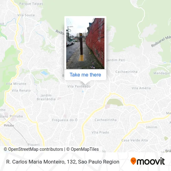 R. Carlos Maria Monteiro, 132 map