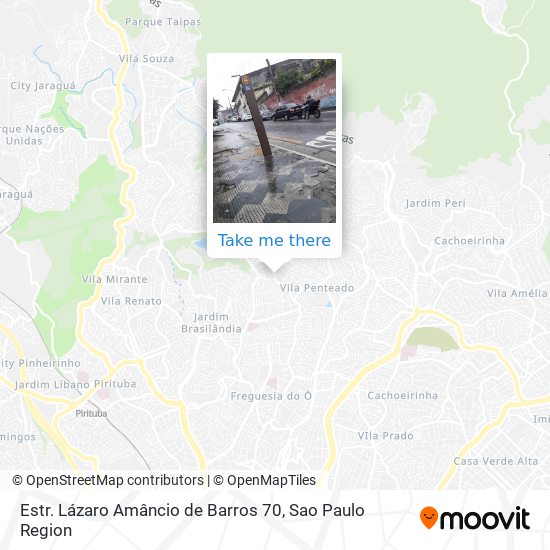 Estr. Lázaro Amâncio de Barros 70 map