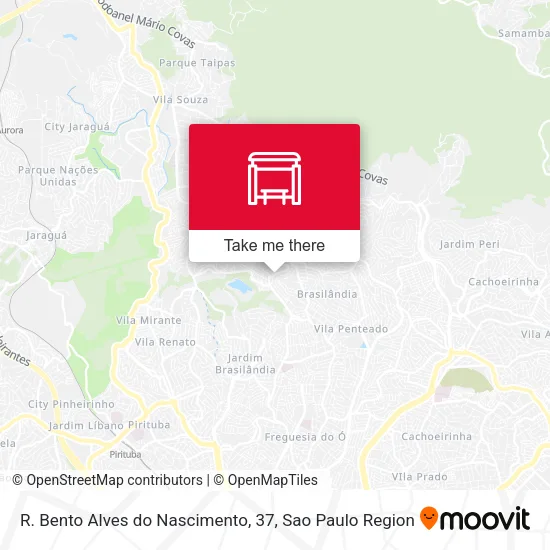R. Bento Alves do Nascimento, 37 map