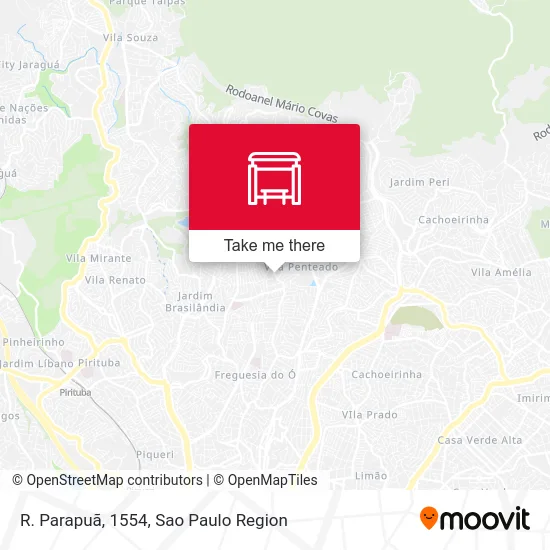 R. Parapuã, 1554 map