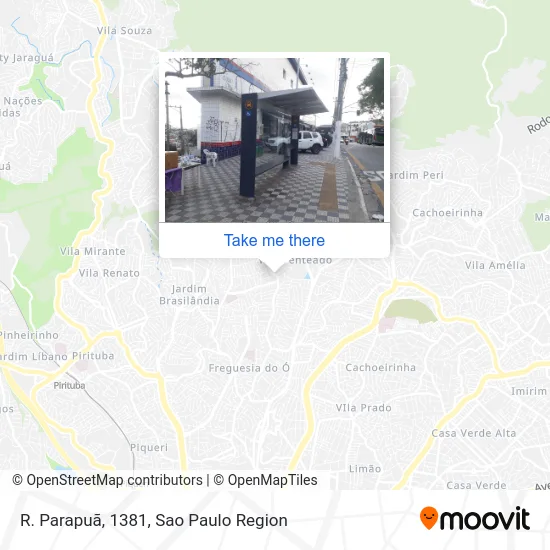 R. Parapuã, 1381 map