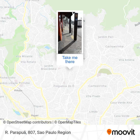 R. Parapuã, 807 map