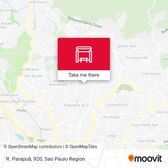 R. Parapuã, 920 map