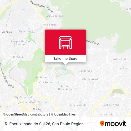 R. Encruzilhada do Sul 26 map