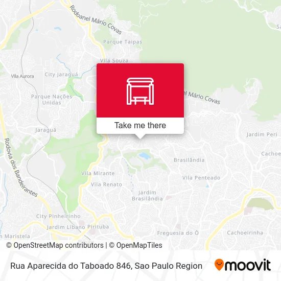 Rua Aparecida do Taboado 846 map