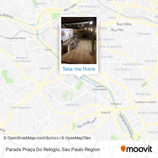 Parada Praça Do Relógio map