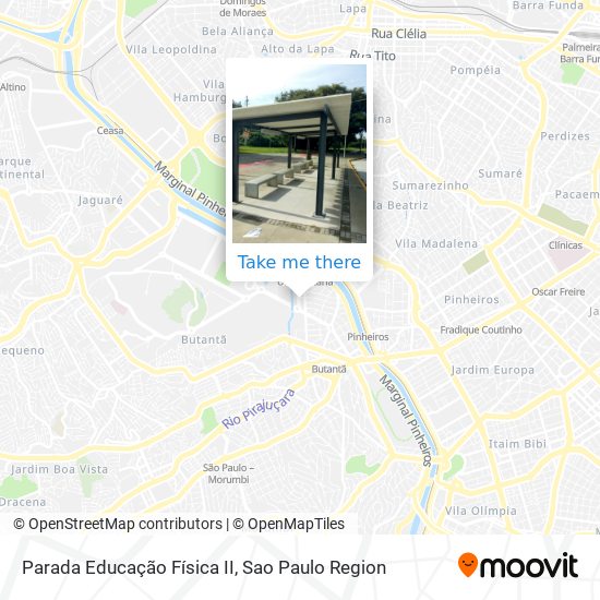 Parada Educação Física II map