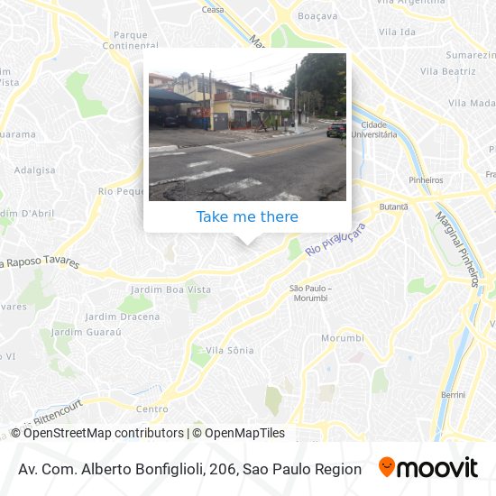 Av. Com. Alberto Bonfiglioli, 206 map