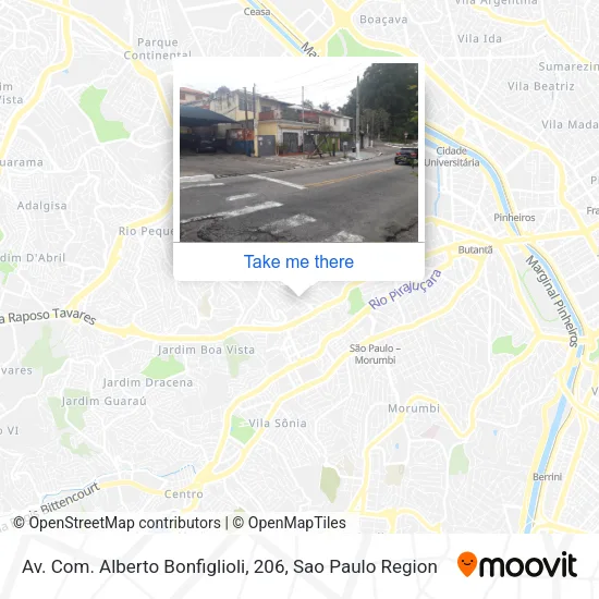 Av. Com. Alberto Bonfiglioli, 206 map