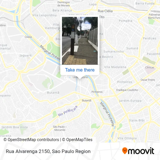 Rua Alvarenga 2150 map
