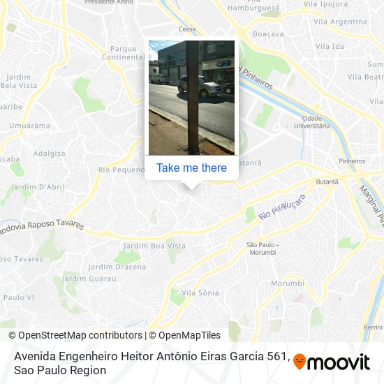 Avenida Engenheiro Heitor Antônio Eiras Garcia 561 map