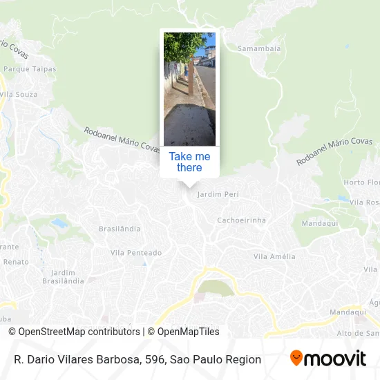 R. Dario Vilares Barbosa, 596 map