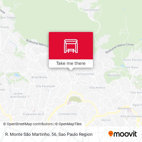 Mapa R. Monte São Martinho, 56