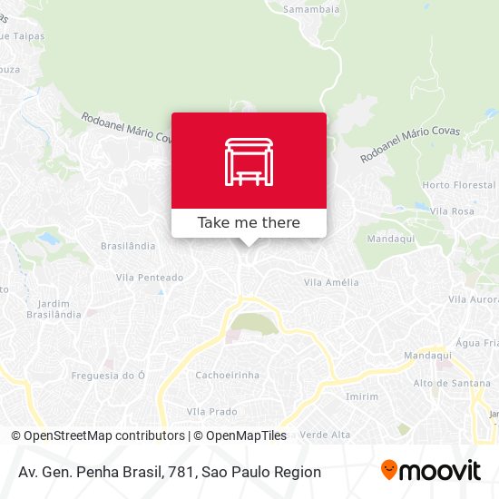 Av. Gen. Penha Brasil, 781 map