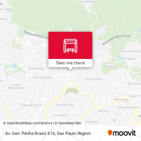 Av. Gen. Penha Brasil, 616 map