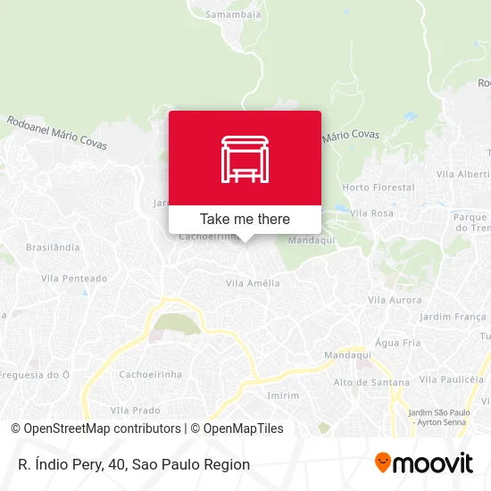 R. Índio Pery, 40 map