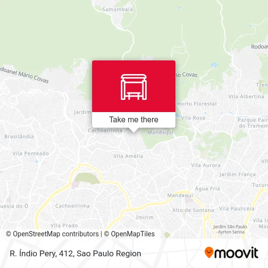 R. Índio Pery, 412 map