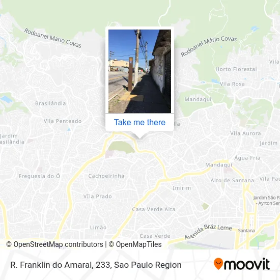 R. Franklin do Amaral, 233 map