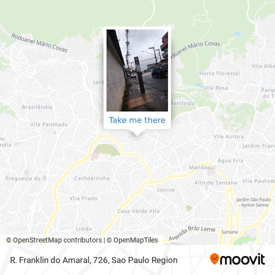 R. Franklin do Amaral, 726 map