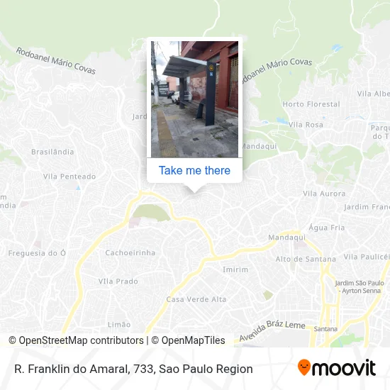 R. Franklin do Amaral, 733 map