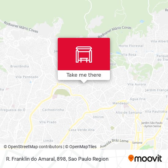 R. Franklin do Amaral, 898 map