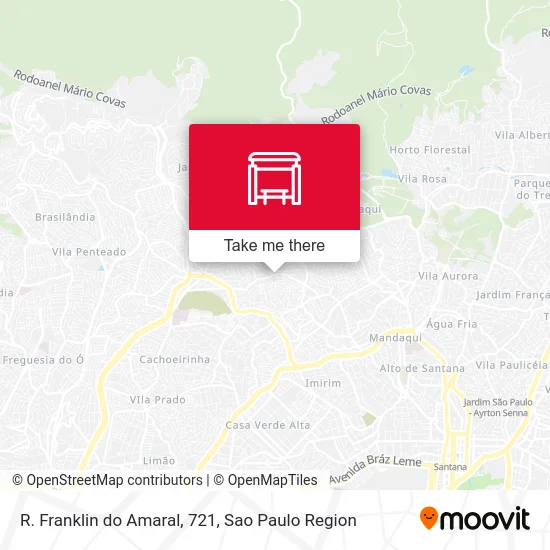 R. Franklin do Amaral, 721 map