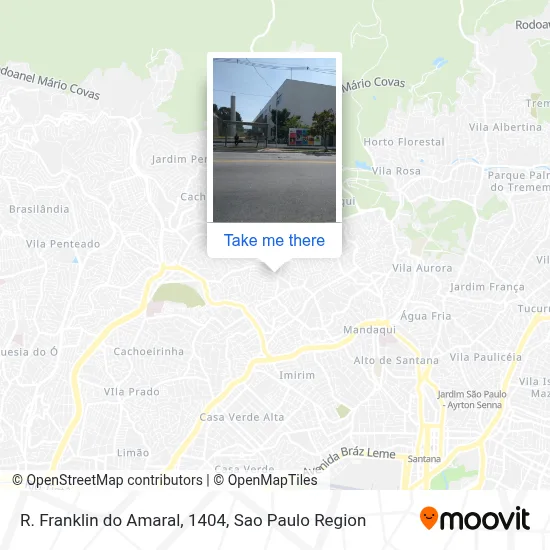 R. Franklin do Amaral, 1404 map