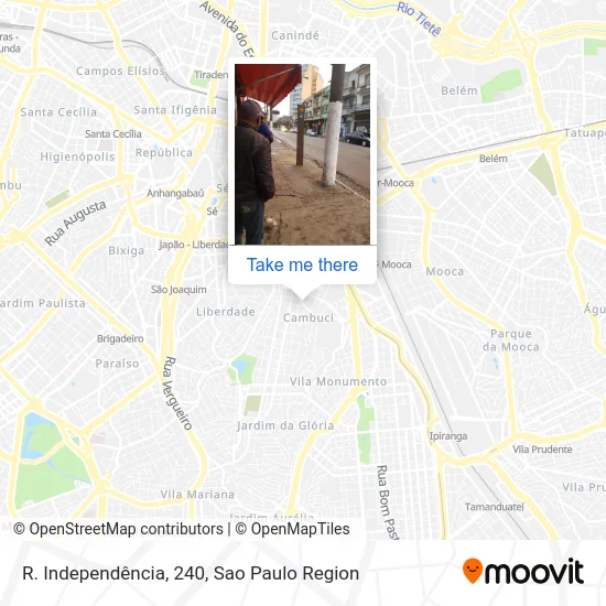 R. Independência, 240 map