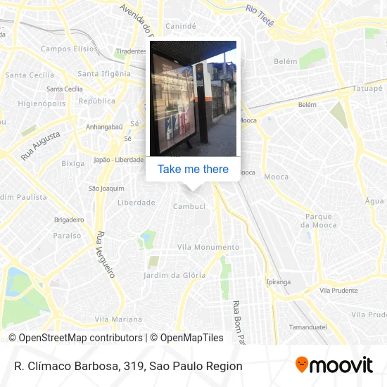 R. Clímaco Barbosa, 319 map