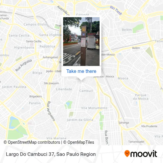 Largo Do Cambuci 37 map