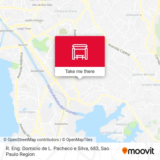 R. Eng. Domicio de L. Pacheco e Silva, 683 map