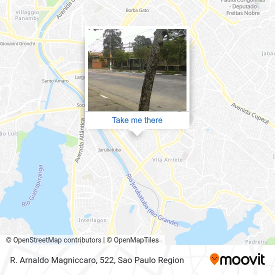 R. Arnaldo Magniccaro, 522 map