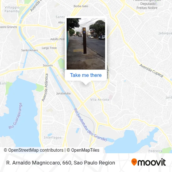 R. Arnaldo Magniccaro, 660 map