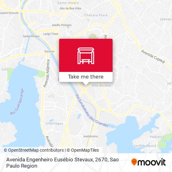 Avenida Engenheiro Eusébio Stevaux, 2670 map