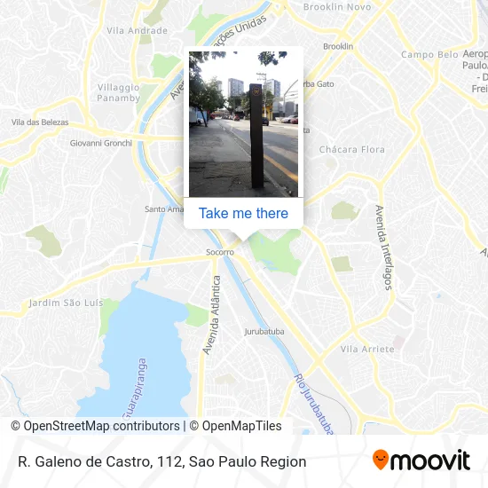 R. Galeno de Castro, 112 map