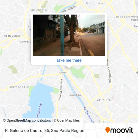 R. Galeno de Castro, 35 map