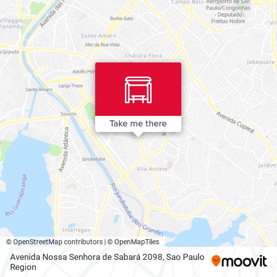 Avenida Nossa Senhora de Sabará 2098 map